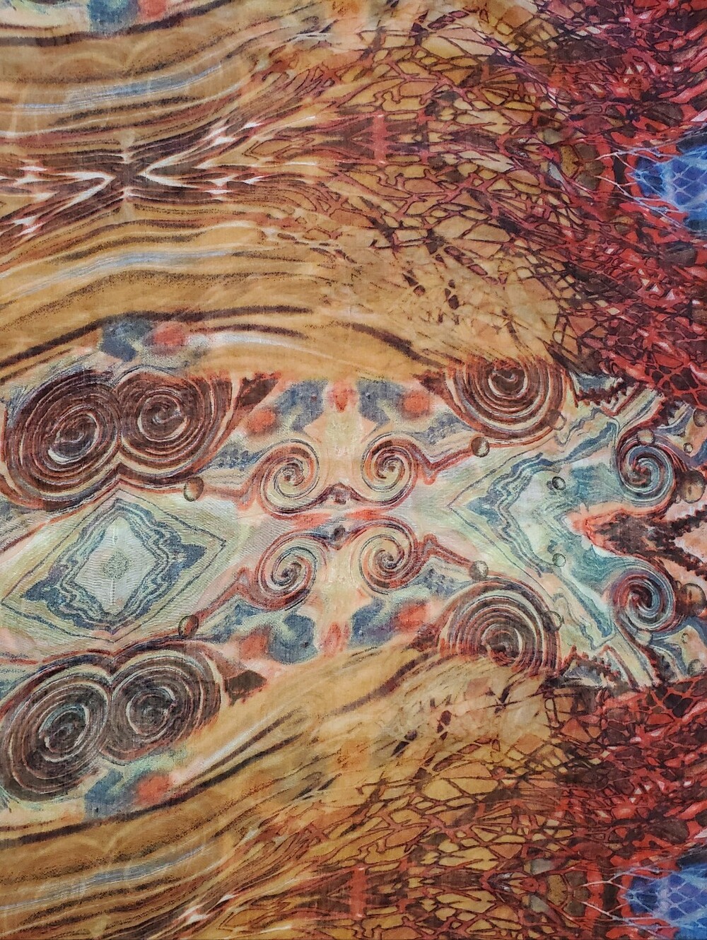 Scarf Bundle Lot of 5 Serra Paisley Pashmina Chiffon Plaid Boho Print Wraps